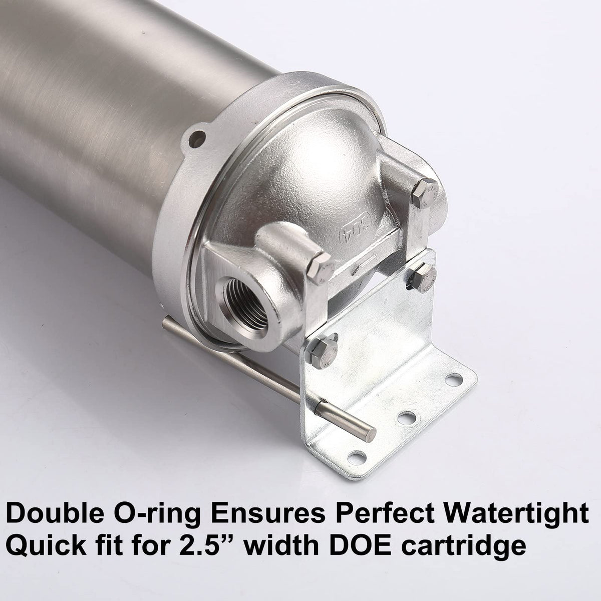 NSF ANSI 42 Stainless Steel Whole House Water Filter Housing (10" C Housing-1NPT)