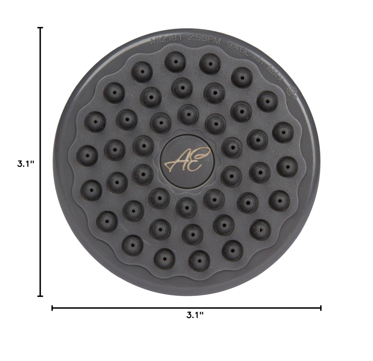High Pressure Shower Head (Brushed Nickel / 2.5 GPM)