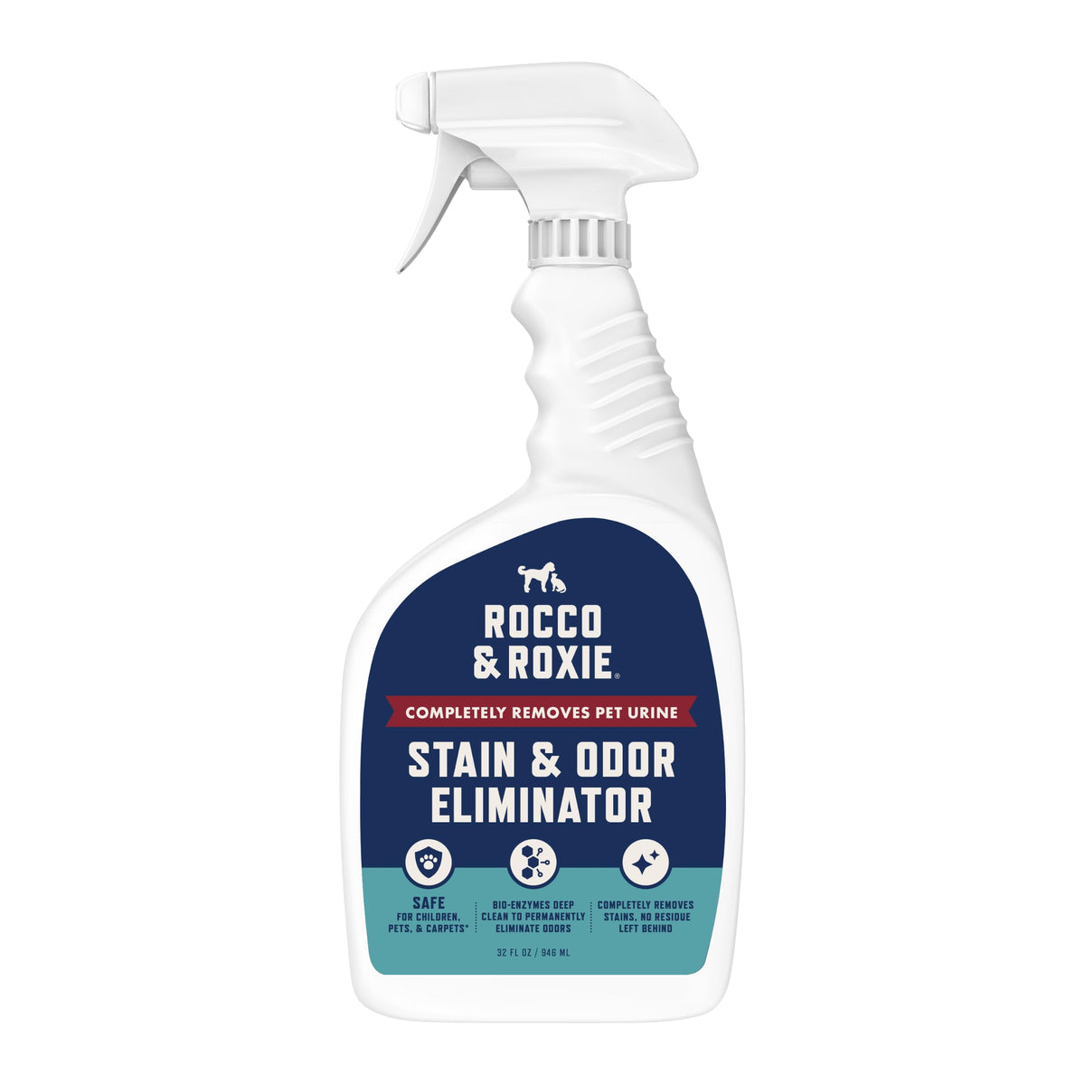 Rocco & Roxie Enzyme Stain & Odor Eliminator (32 Fl Oz (Pack of 1))