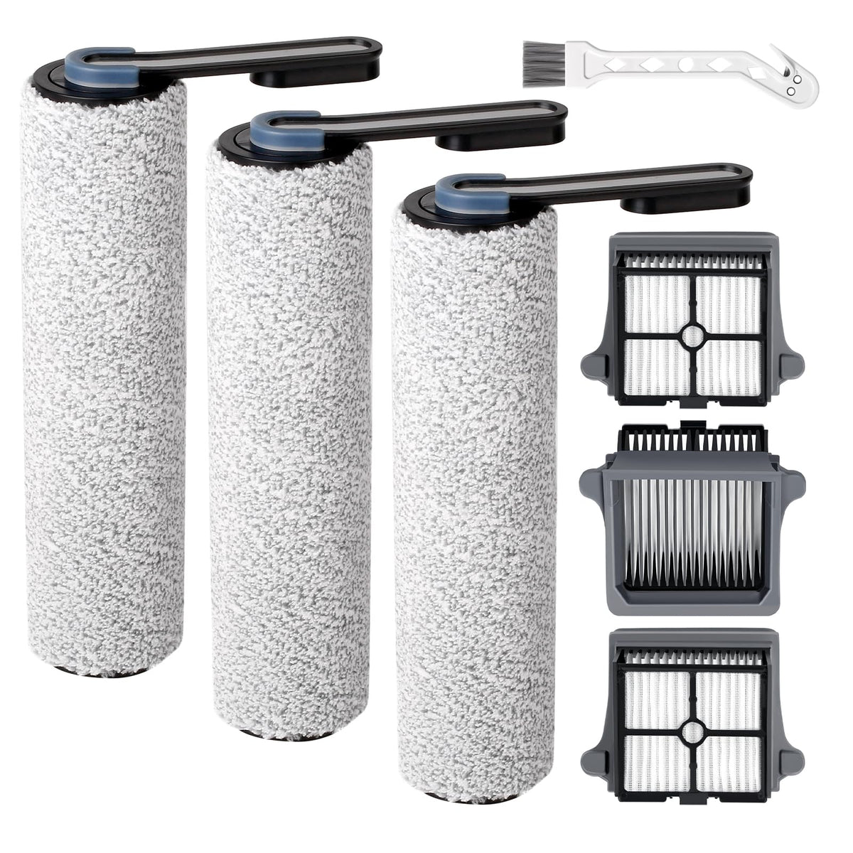 Replacement Roller Brush & Filters for Tineco iFLOOR 5 Breeze (iFLOOR 5 Breeze Roller+Filters)