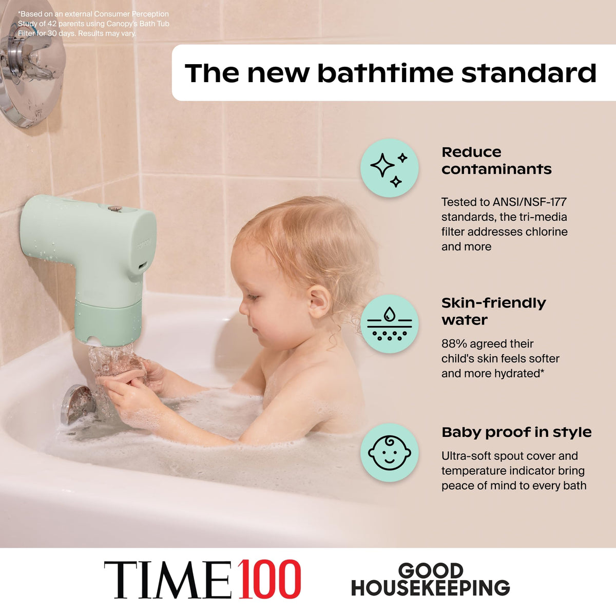 Baby Bath Tub Filter (Butter Yellow)