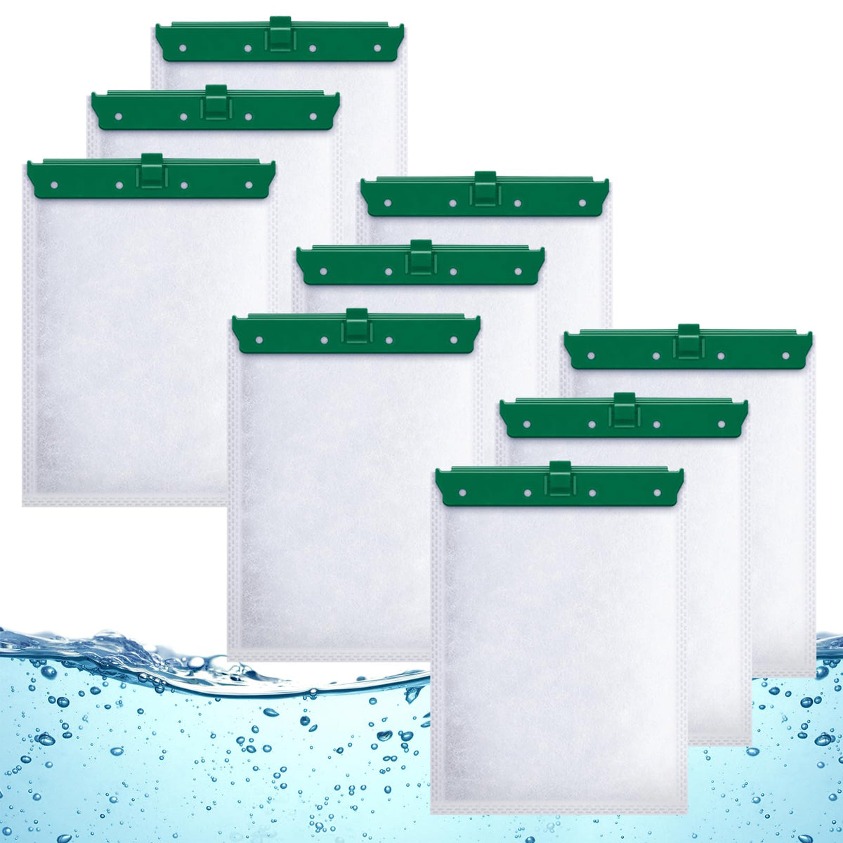 Aquarium Filter Cartridge for Whisper Bio Bag Power Filters (Medium, 9-pack)