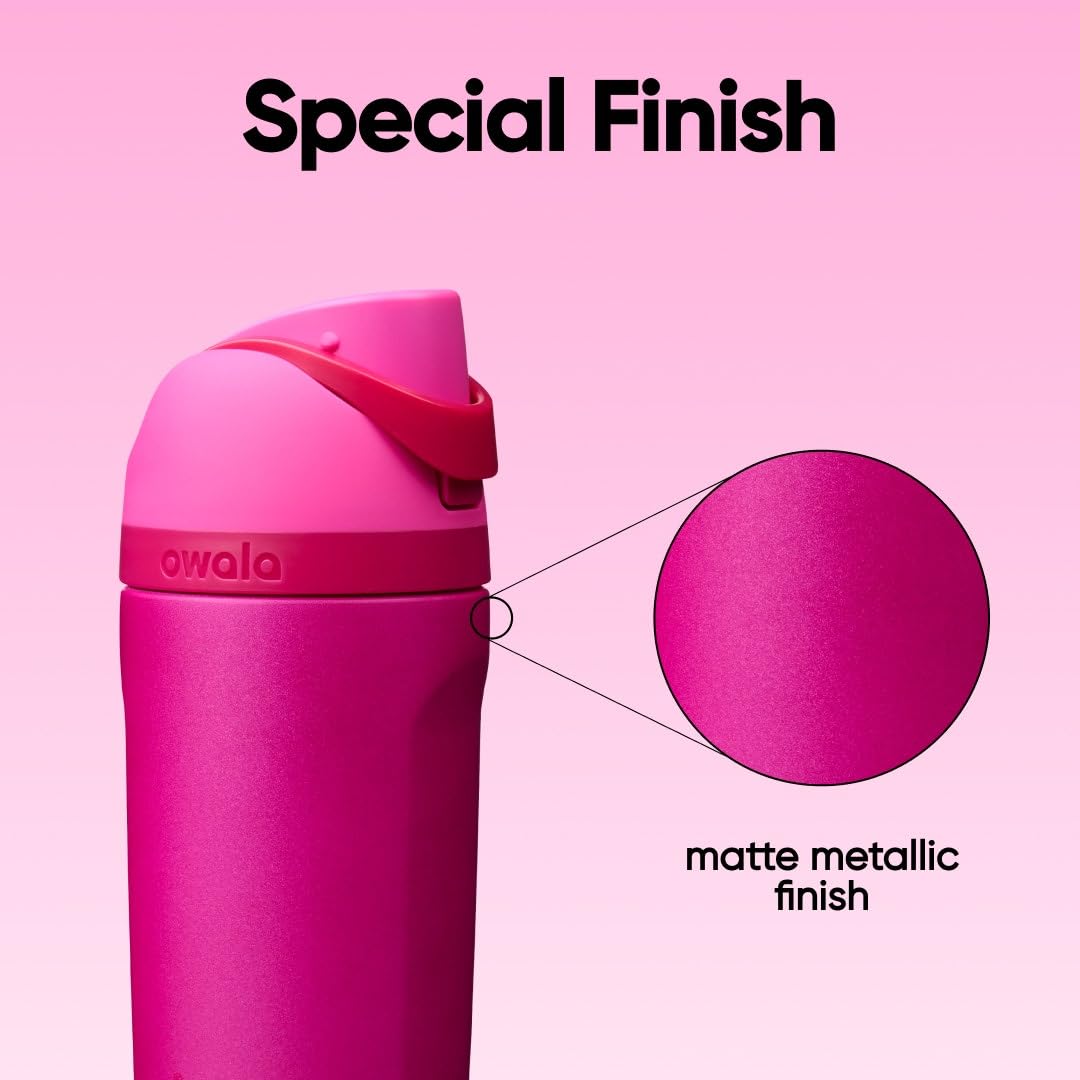 FreeSip Kids Stainless Steel Water Bottle 16 oz Read My Lips (Read My Lips / 16 Ounces)