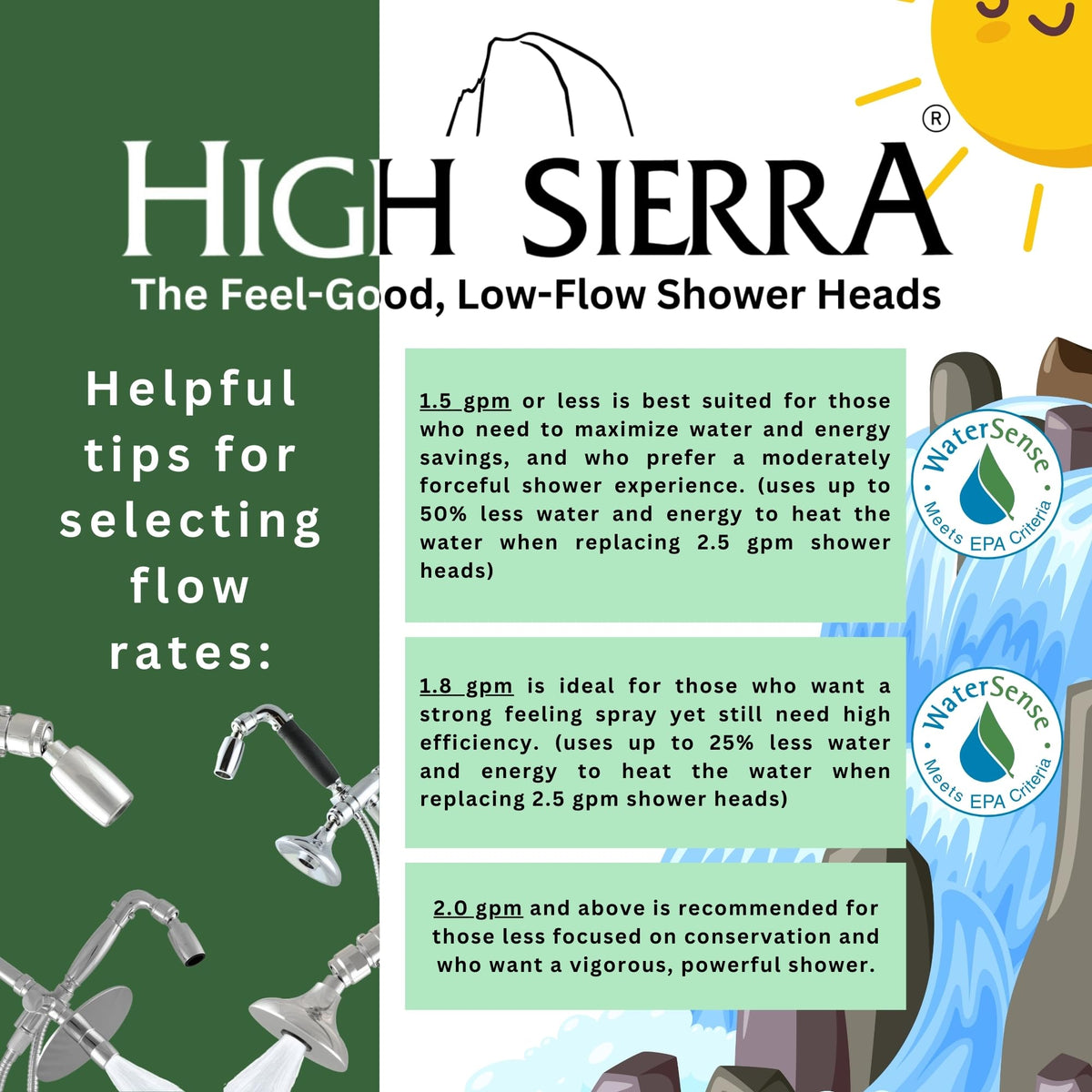 High Sierra® Lead (2 GPM / Chrome)