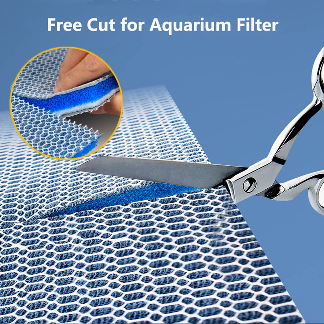 Aquarium Filter Media (15.7“x11.8”x0.78“ , 2pack)