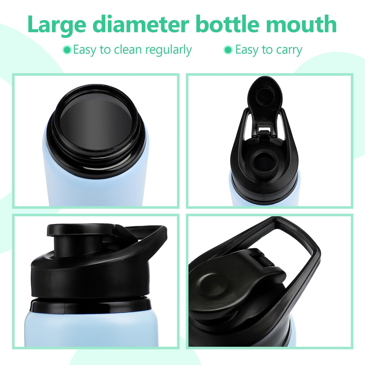 Aluminum Water Bottle Bulk (17 Ounces (Pack of 18) / Morandi Colors 2)