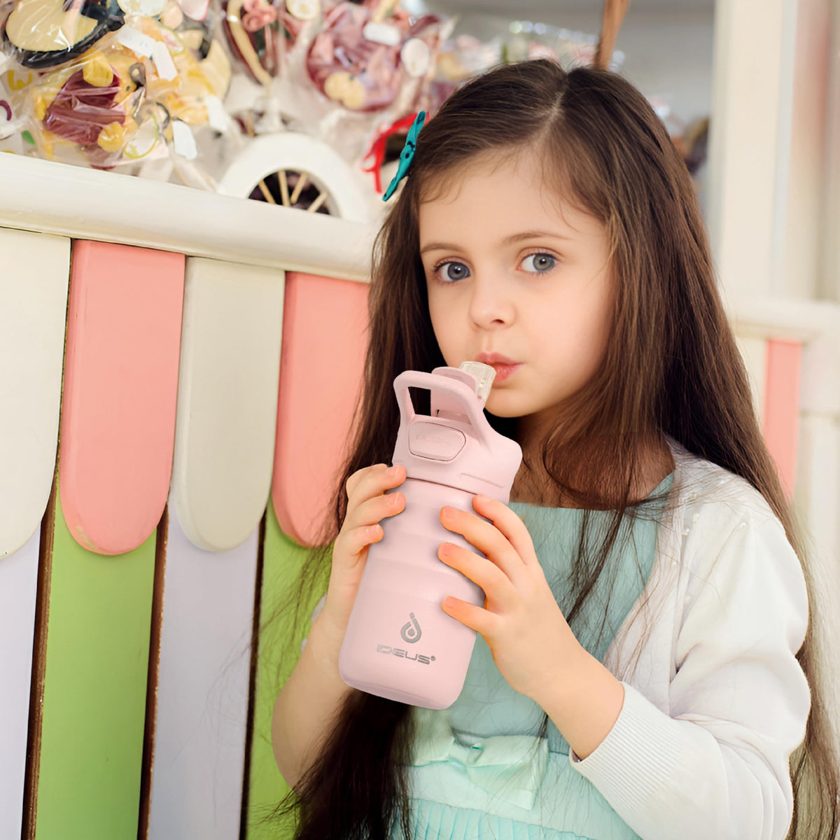 Insulated Water Bottle 12oz (Light Pink / 12 Ounces)