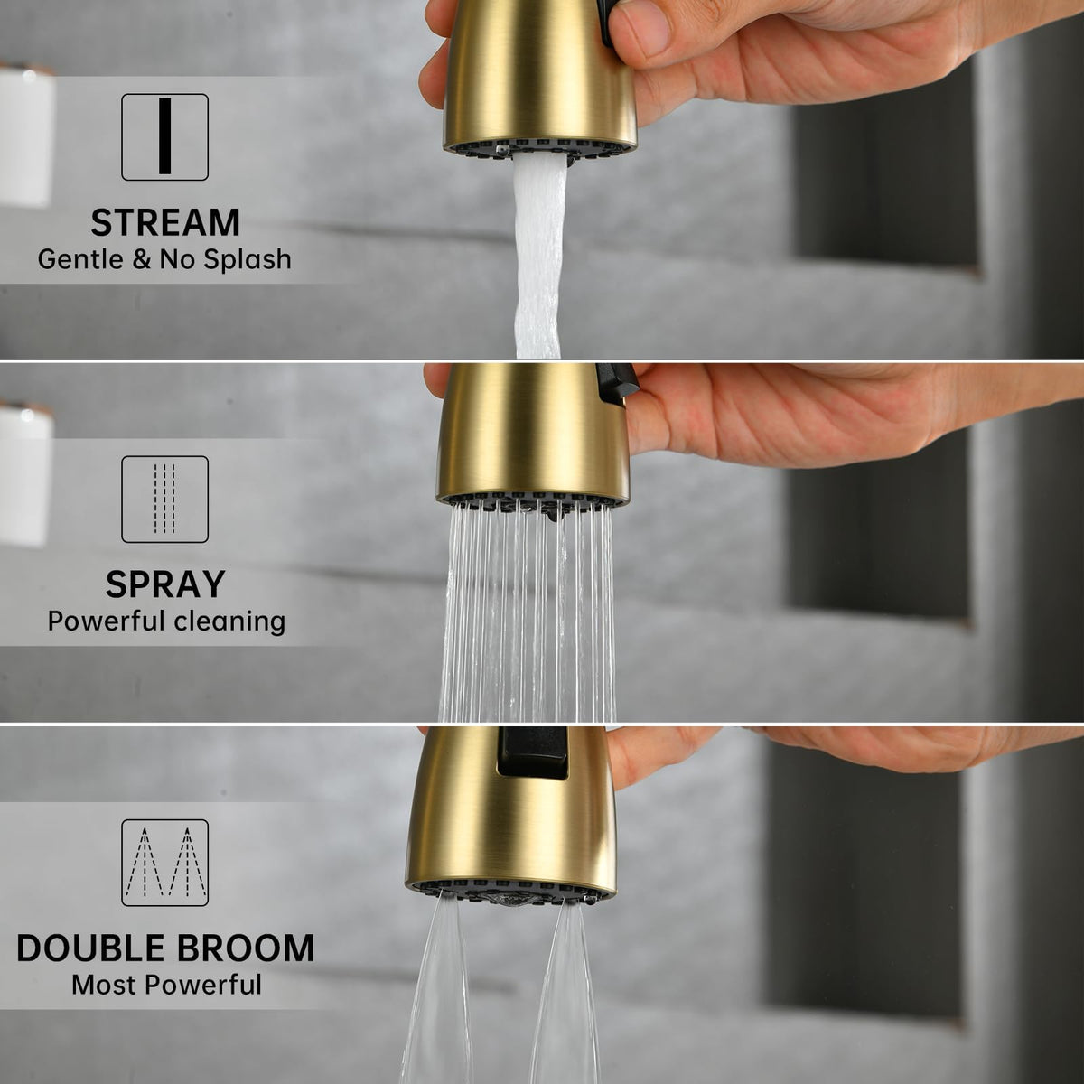 Gold Touchless Sensor Hands (Smart Gold)