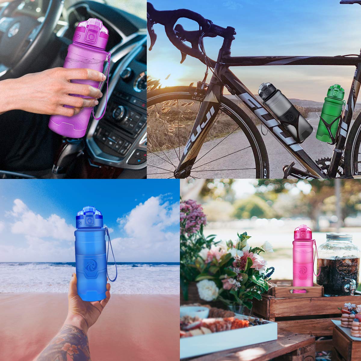 Sport Water Bottle Kids (17 Ounces / Purple)
