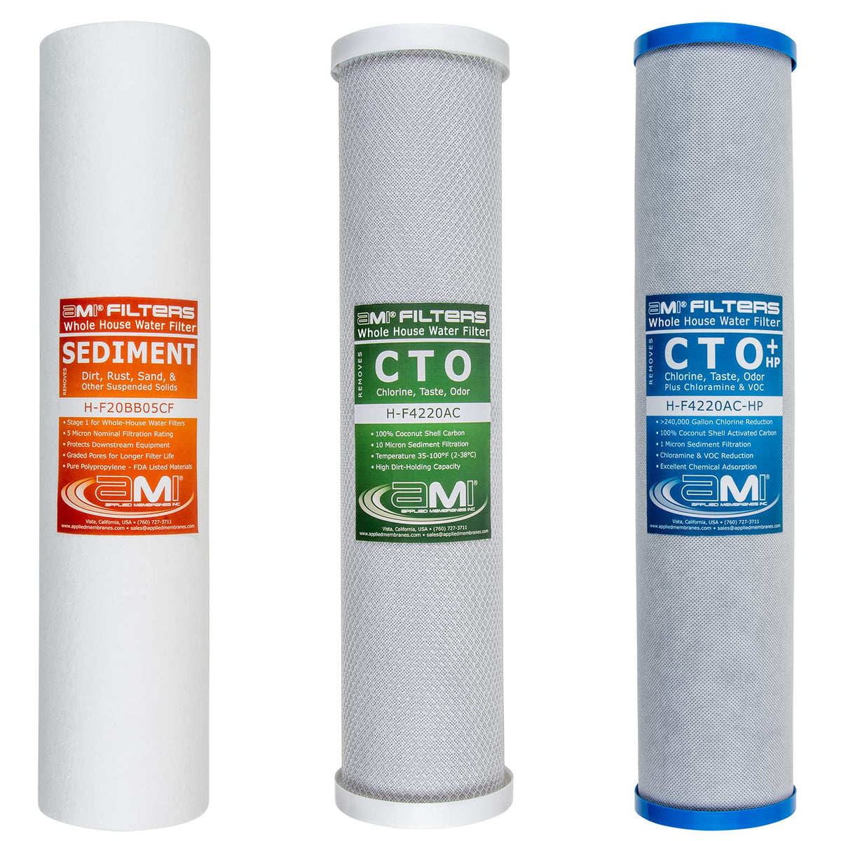 3 Stage Whole (Sediment & Carbon Block Filter Replacement)