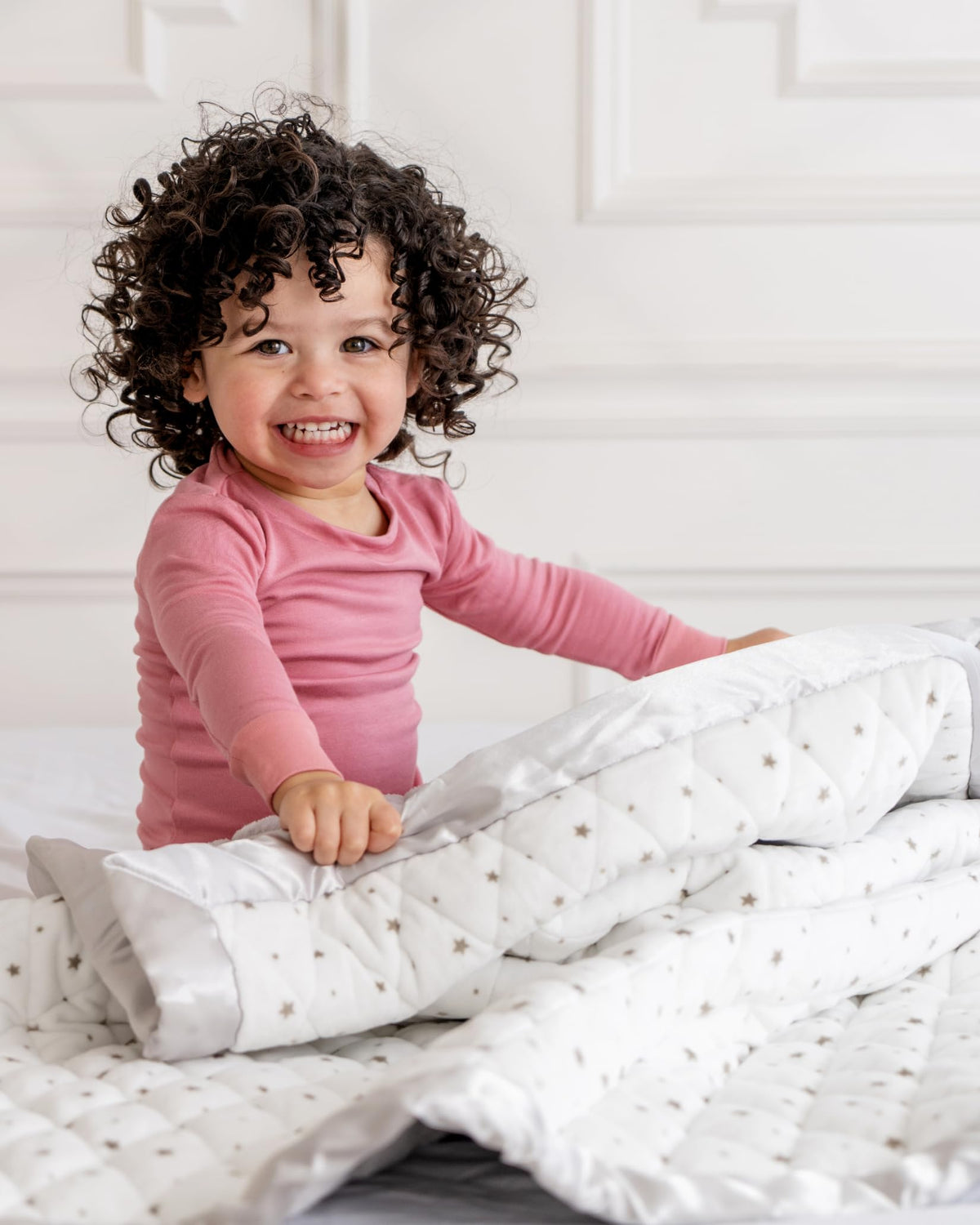 4lb Weighted Blanket for Kids (White)