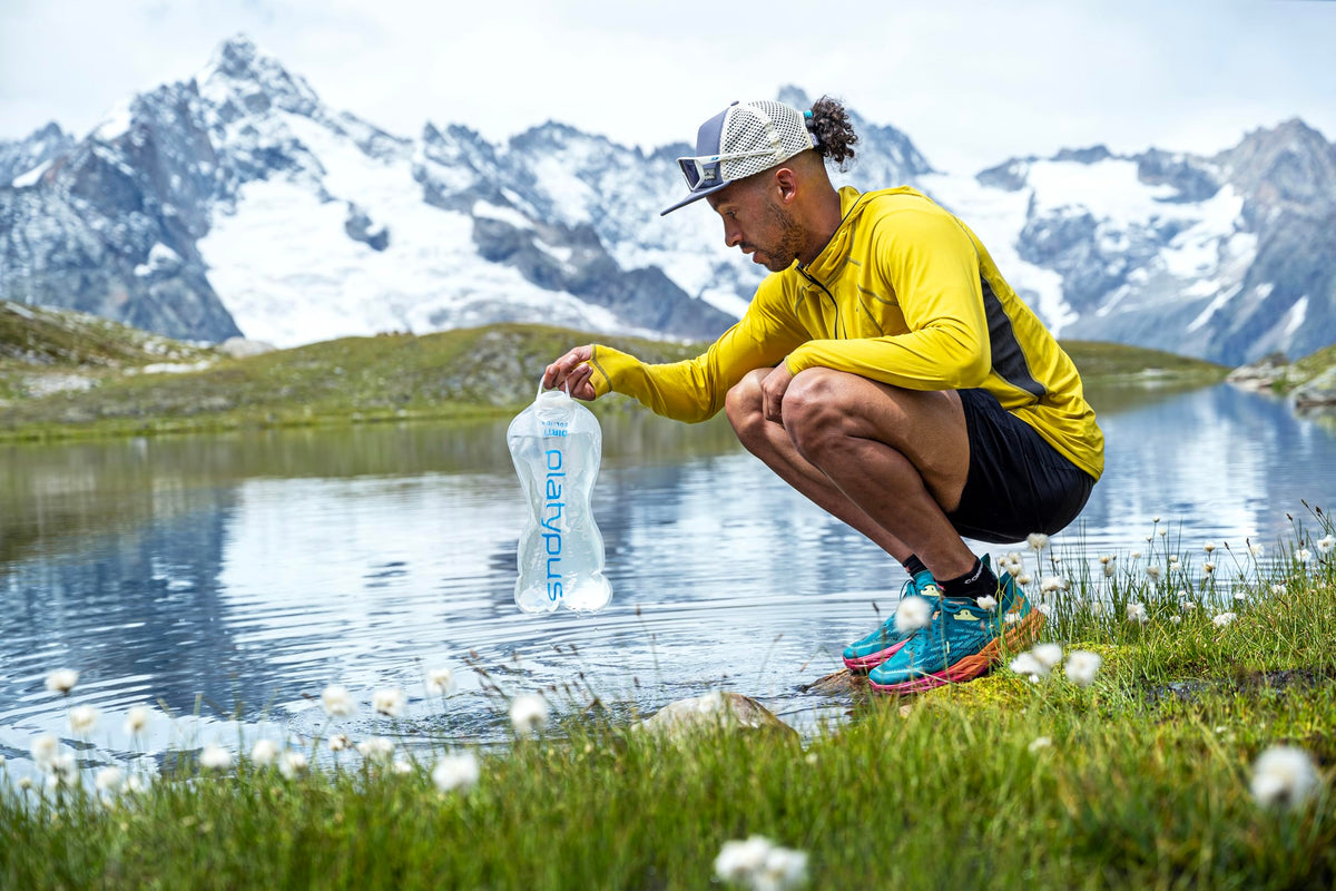 QuickDraw Ultralight 2 Liter Backpacking Water Filter System (Blue / 2L)