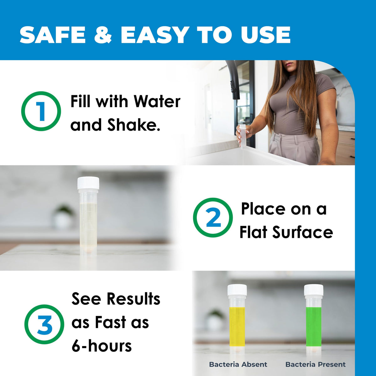 DIY Bacteria in Water Test Kit (1-Pack)