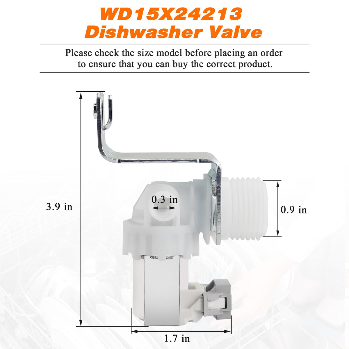 WD15X24213 WD15X22999 WD15X26140 Dishwasher Valve by Blutoget