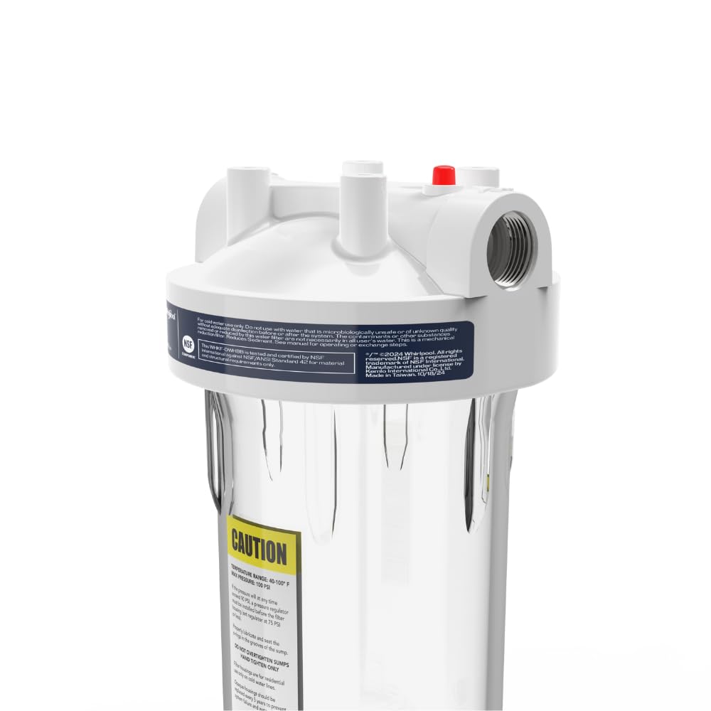 10" x 4.5" Large Capacity Whole House Water Filter System WHKF