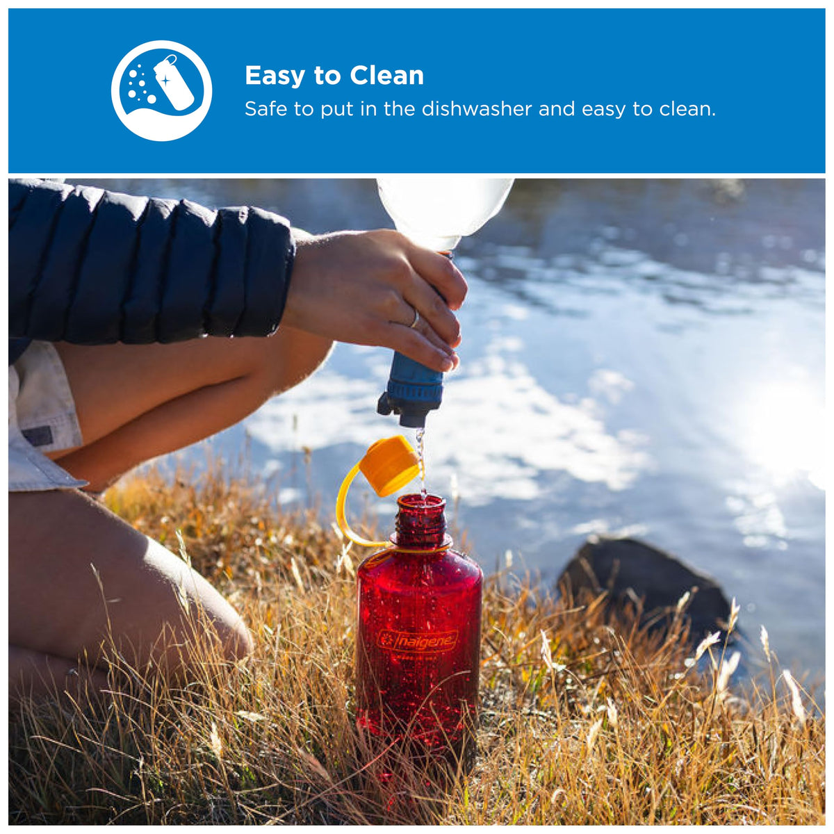 32 oz Narrow Mouth Water Bottle (Marmalade Orange / 32 Ounces)