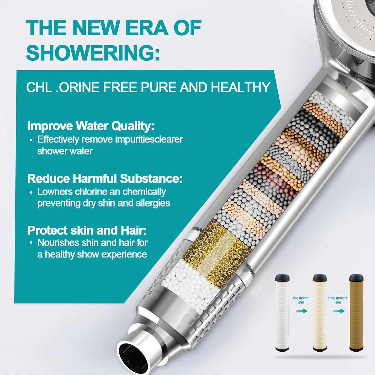 Shower Head with Handheld (Premium Chrome)