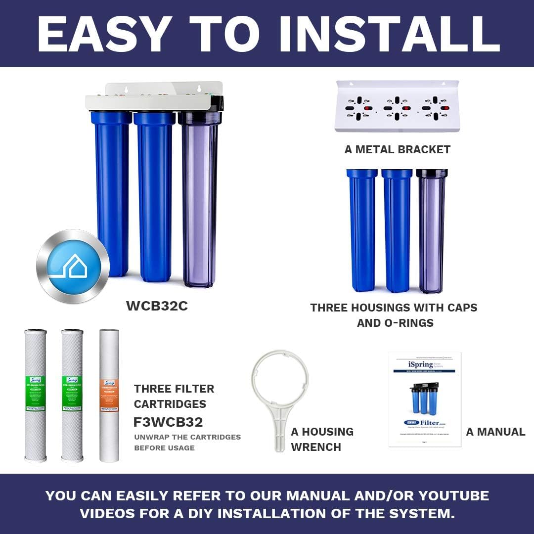 WCB32C Whole House Water Filter System w