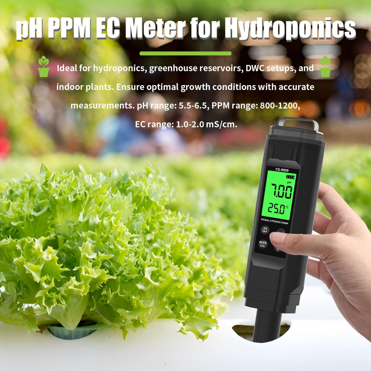PH Meter 5 in 1TDS Meter (NEW 5 in 1)