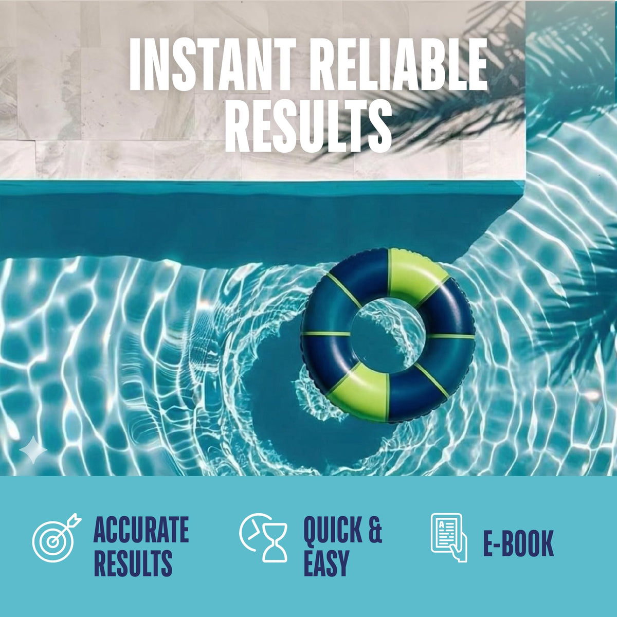 Pool Test Strips for Pools and Spas (150 STRIPS - 7 IN 1 POOL TEST STRIPS)
