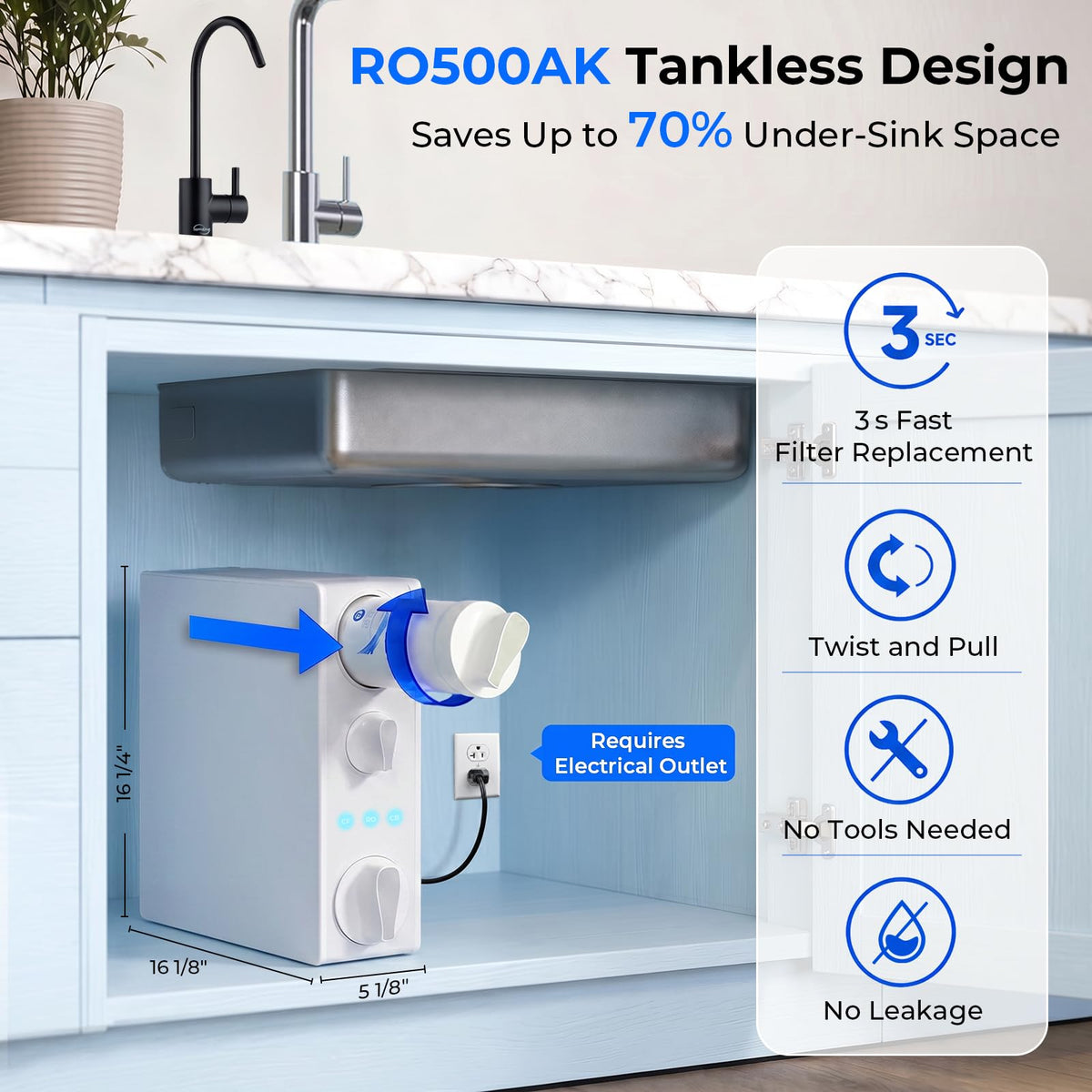 RO500AK ORB Reverse Osmosis Water Filter