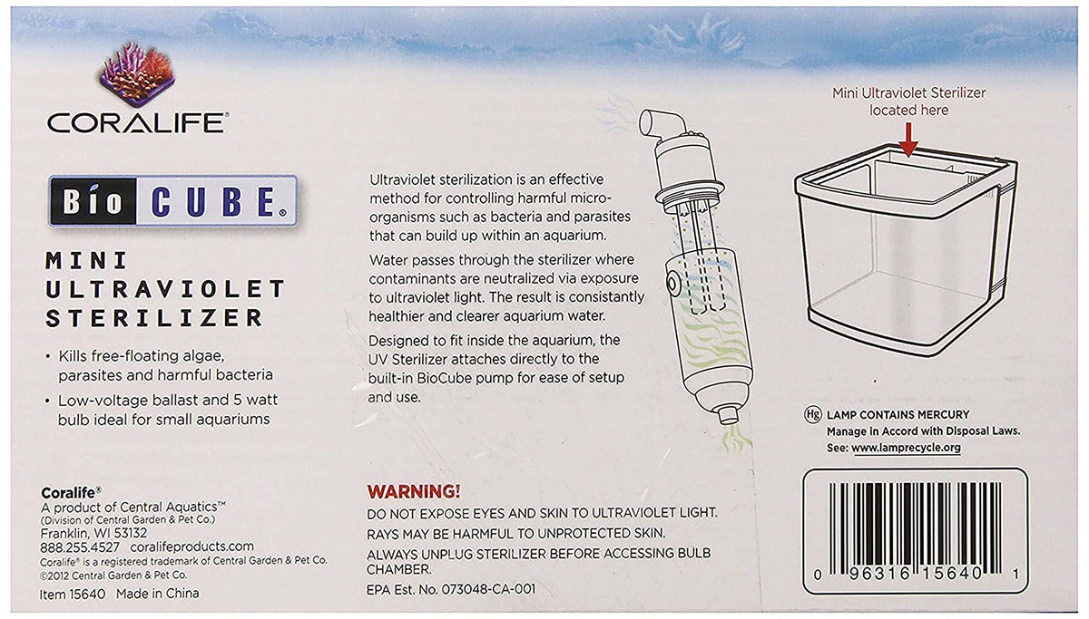 Turbo Twist Aquarium UV Sterilizer (Mini)