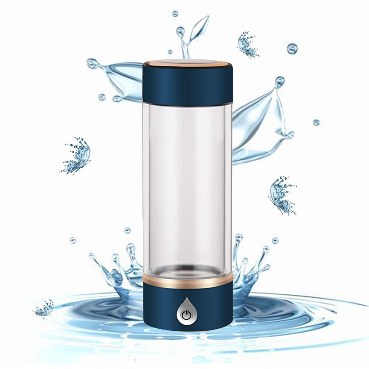 Ion Bottles Hydrogen Water Ionizer (Blue)