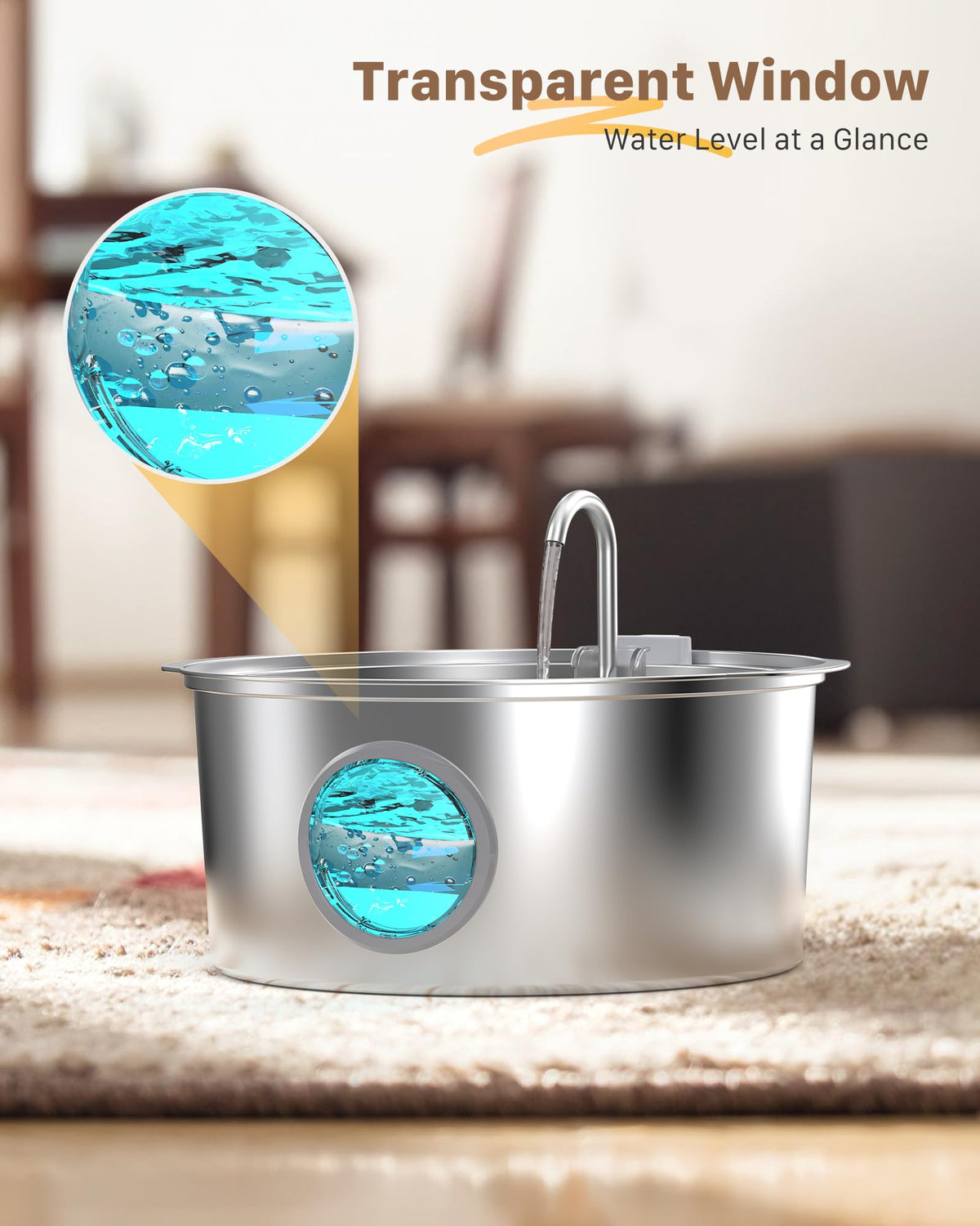 Pet Water Fountain for Large Dogs
