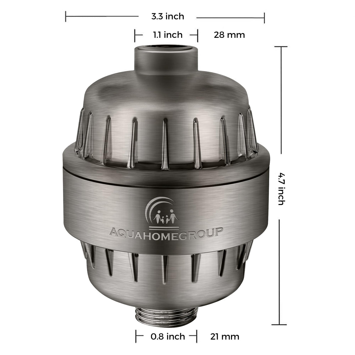 20 Stage Shower Filter with Vitamin C and E (20 Stage / Brushed Nickel)