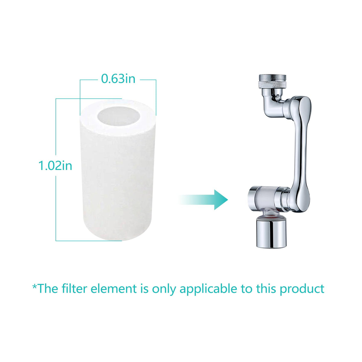 5Pcs Filter Elements (Filter Elements)