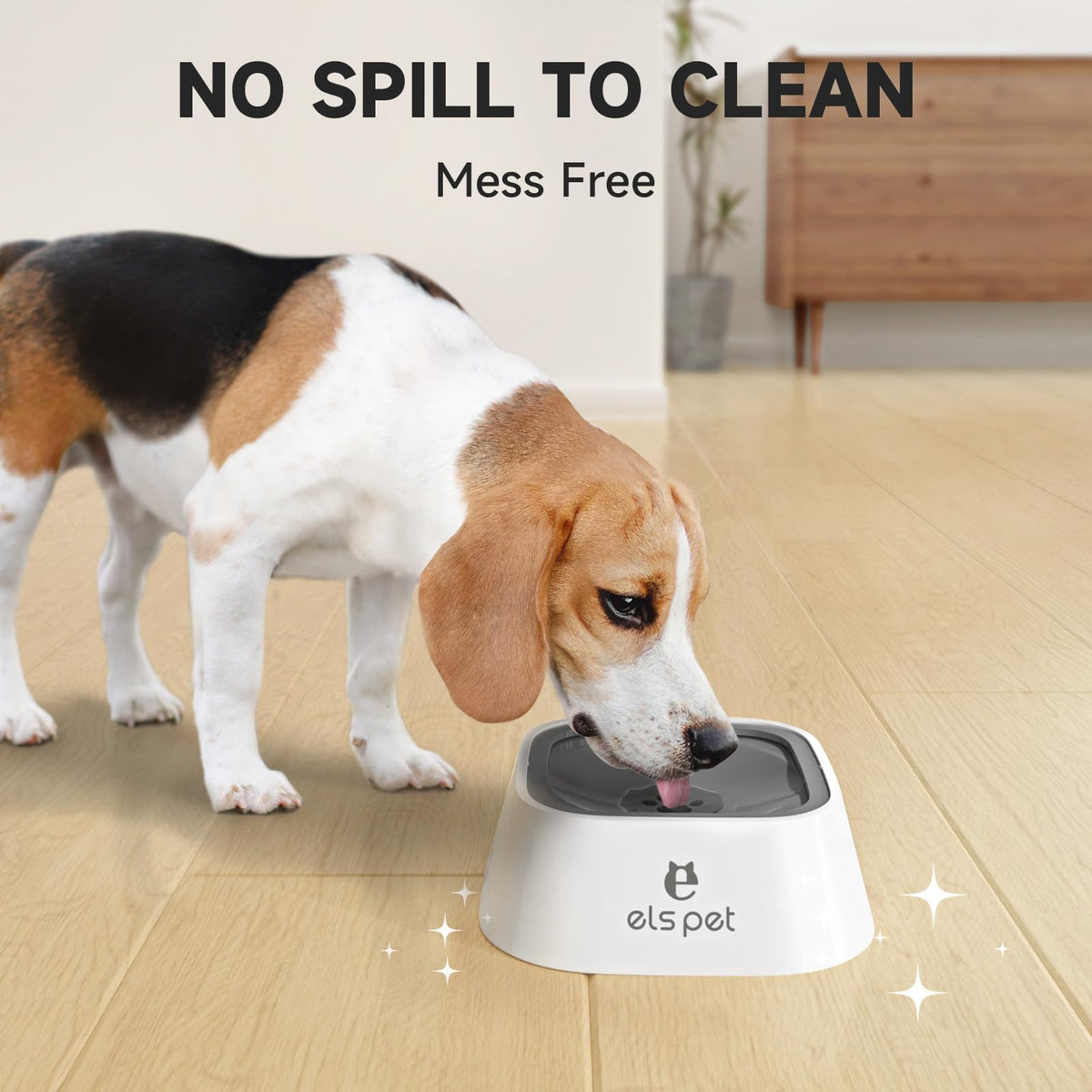 Travel Bowl 35oz 1L No Spill Dog Cat Bowl Anti Slip Water Dispenser (1L / Grey)