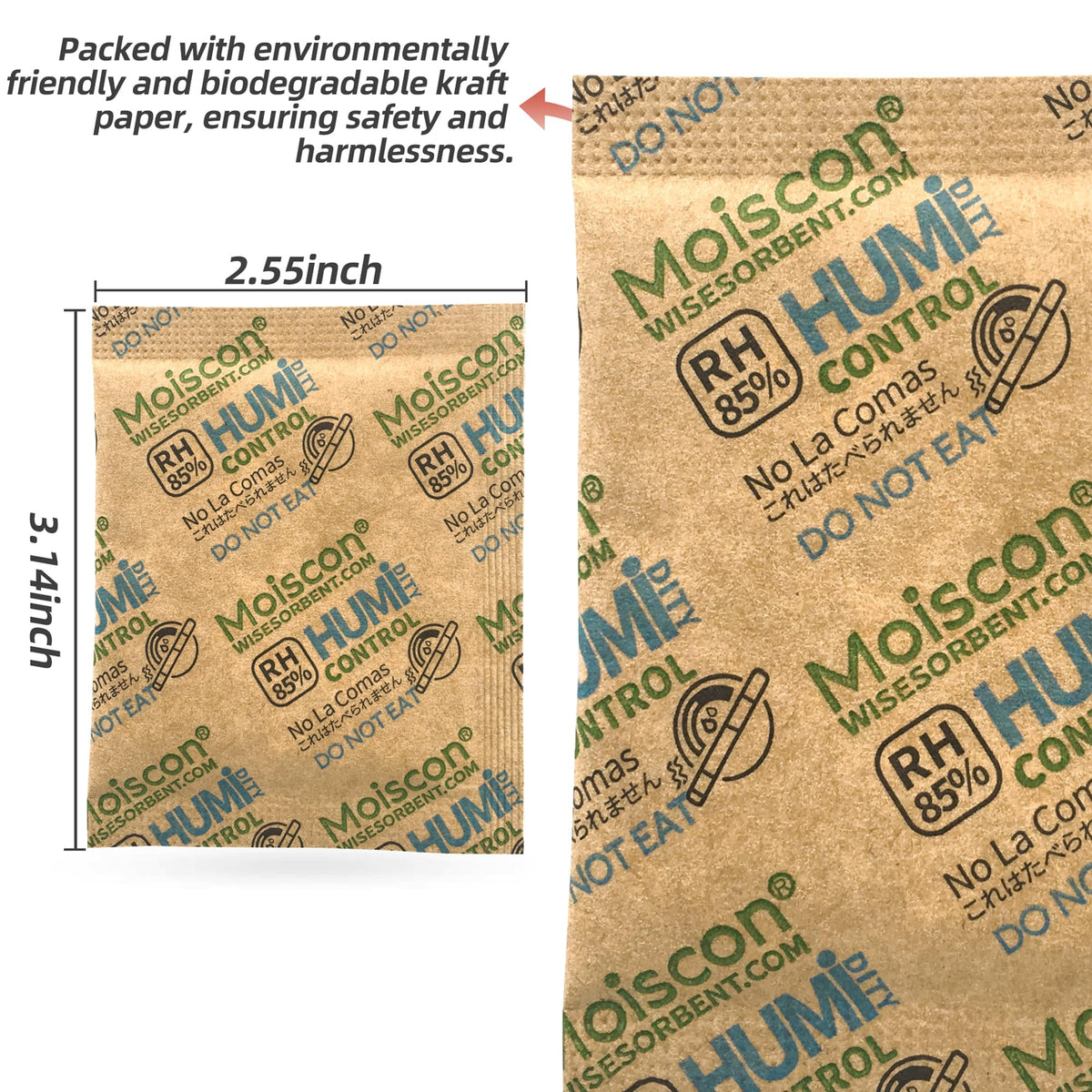 85% 2 Way Humidity Control Gel Packs (85% 8 Gram / 15 PACK)