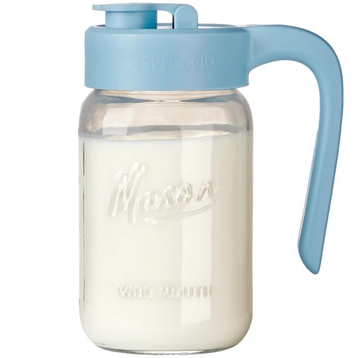 32 oz Glass Pitcher with Lid (Ciel)