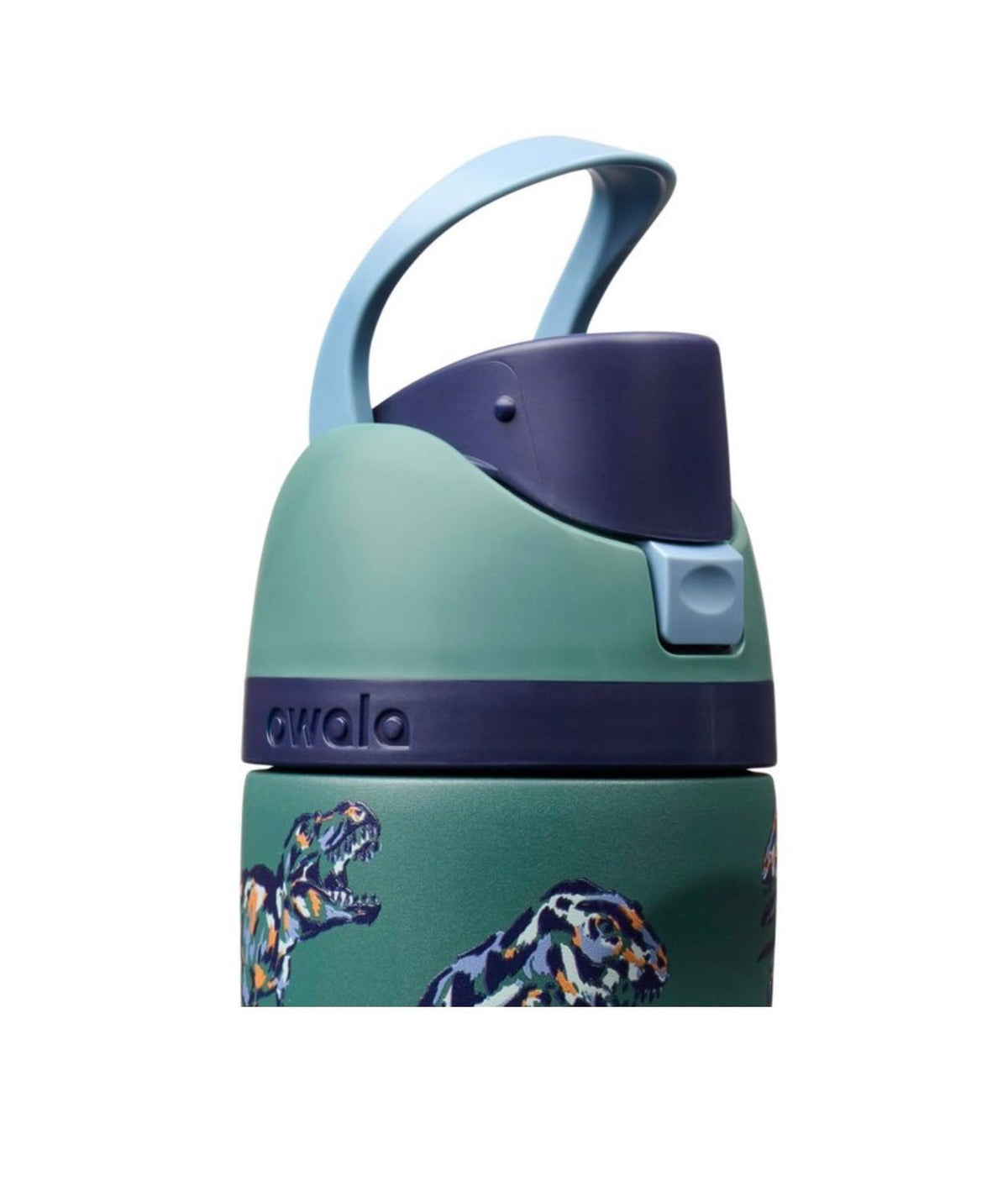 Cat & Jack FreeSip Kids Water Bottle 473ml Dinosaur (Green With Dinosaur Print)