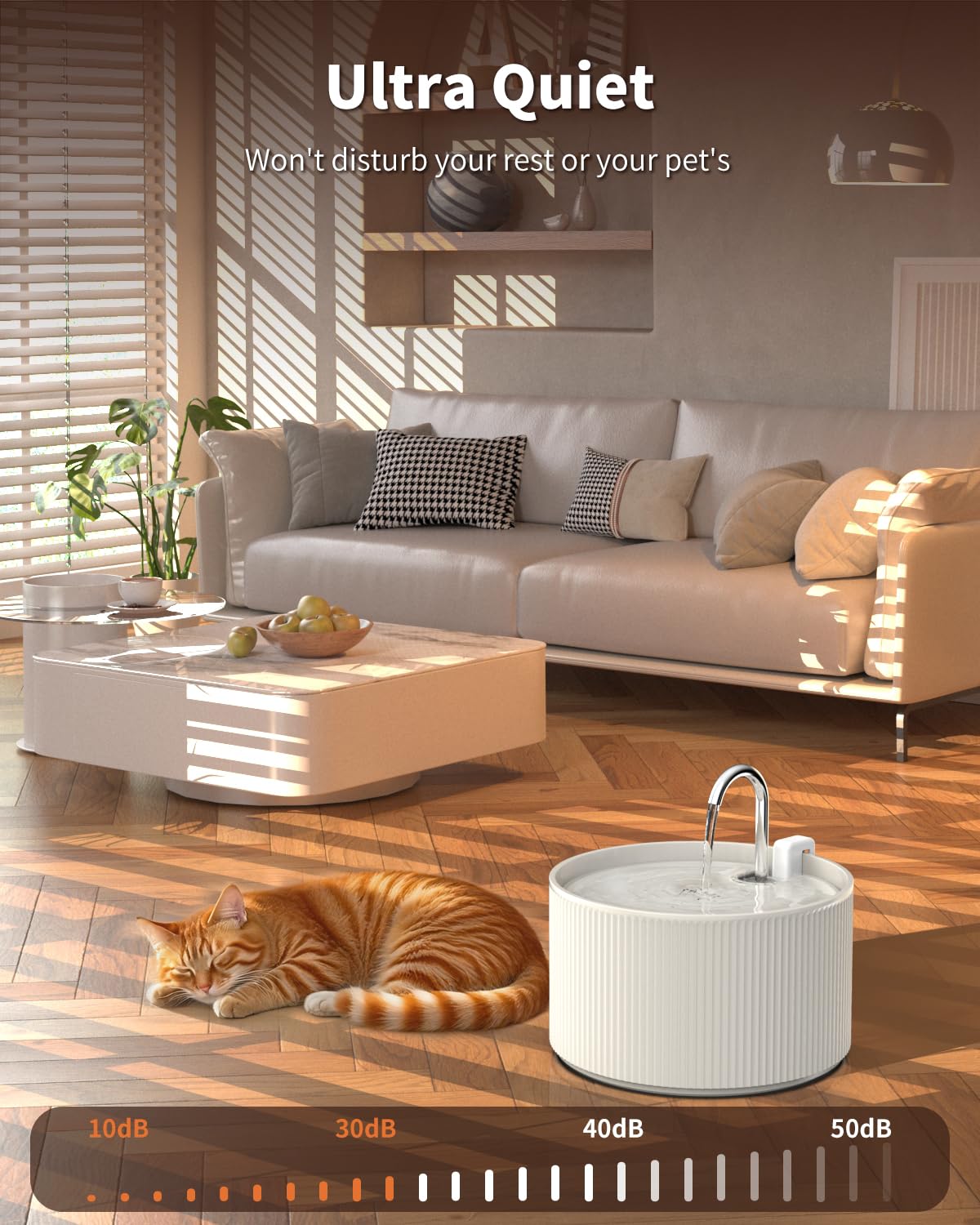 Ceramic Cat Water Fountain