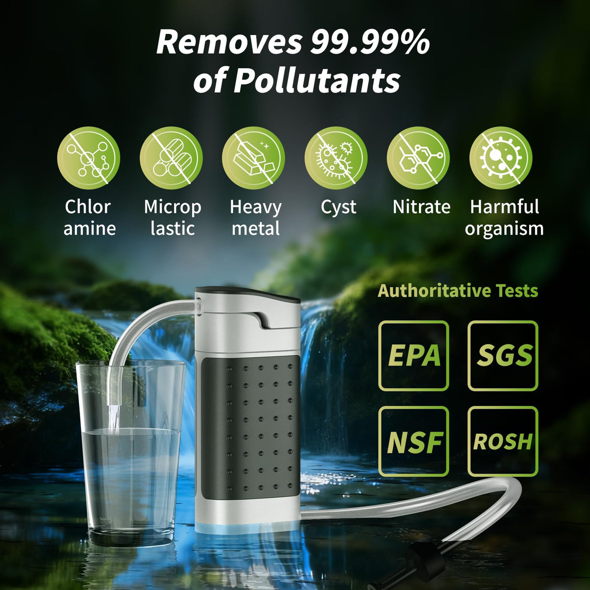 Portable Water Filter Pump