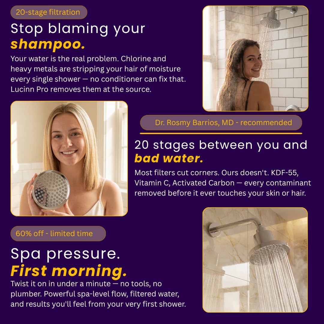 Pro Filtered ShowerHead (Chrome)