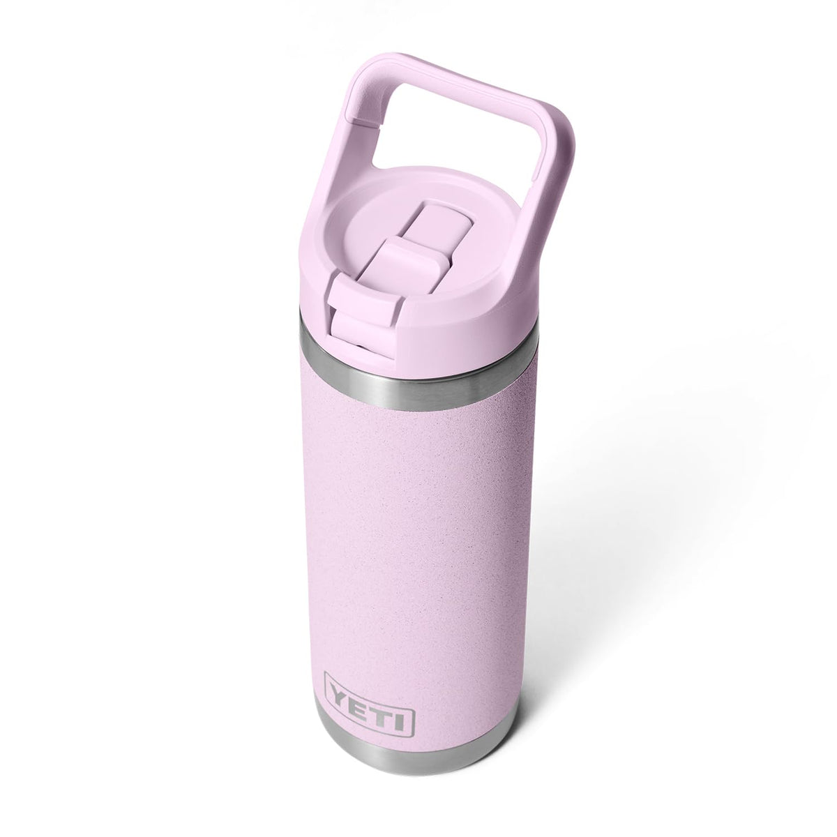 Rambler 18 oz Bottle (Cherry Blossom - Textured)