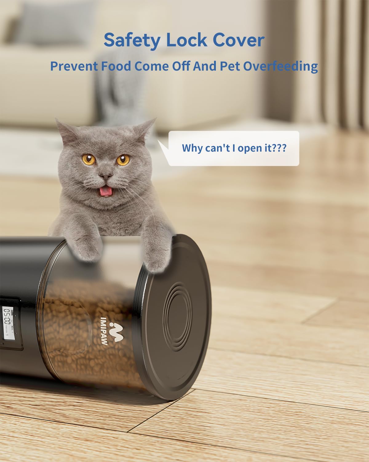Automatic Cat Feeder and Water Fountain