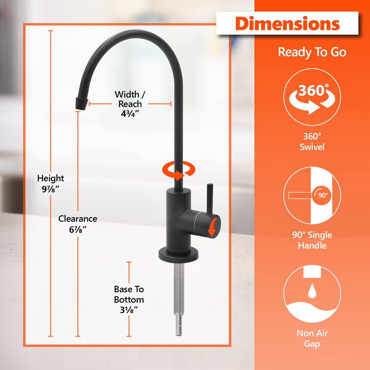 Modern Water Filter Faucet