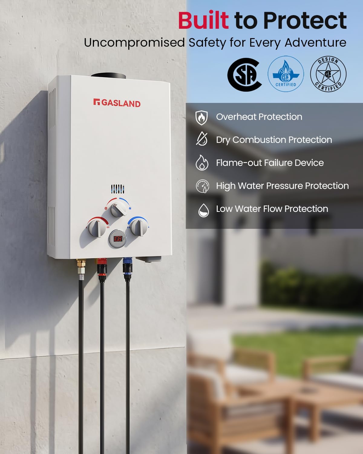 Tankless Water Heater Propane BE158