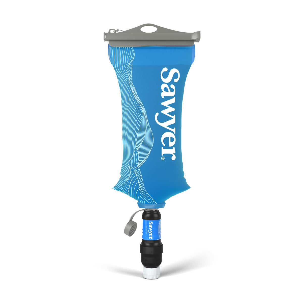 Squeeze Water Filtration System (2 L Premium Bladder, Blue / Squeeze w/ Cnoc 2 Liter Bladder)