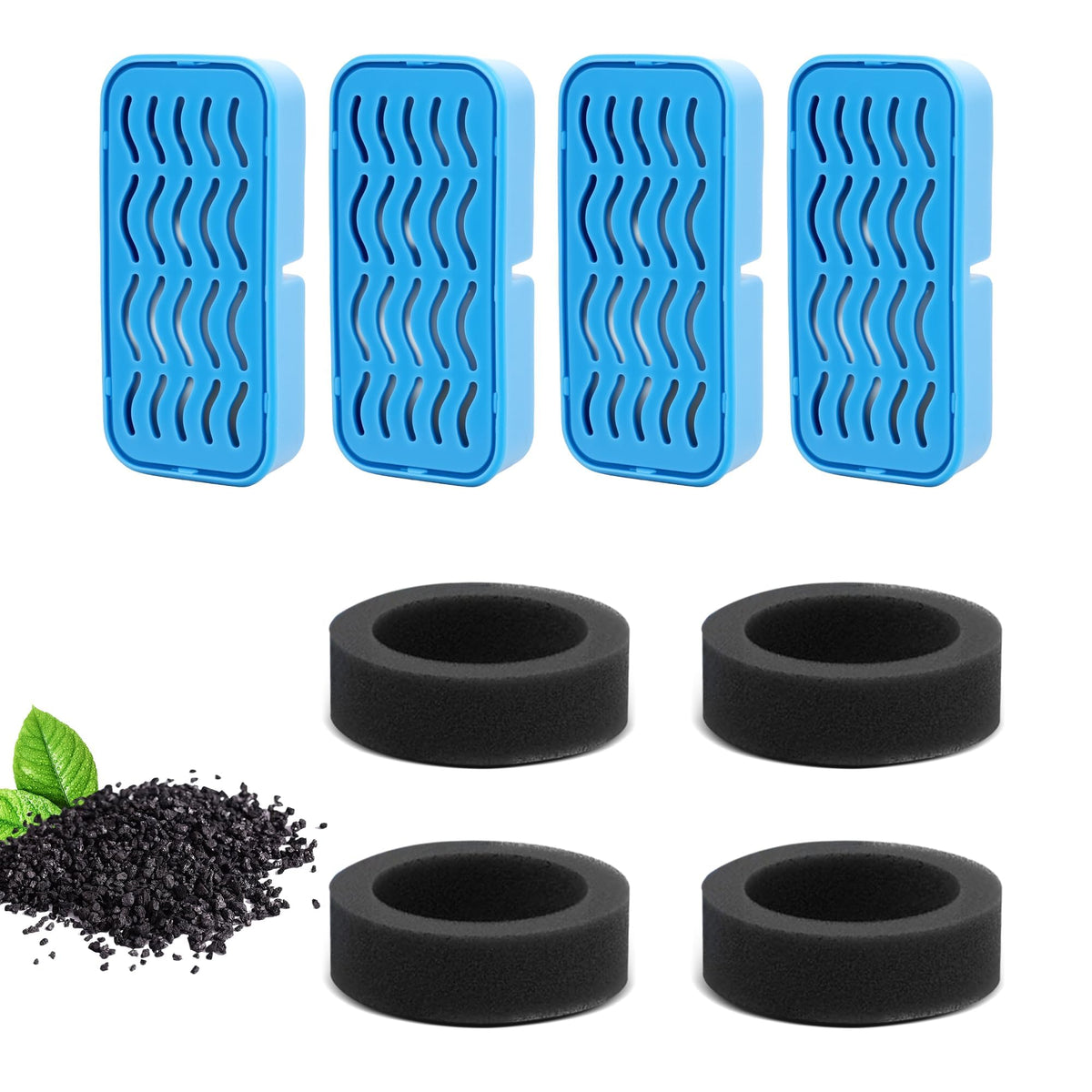 4 Pack Pet Fountain Filters Compatible with AONBOY and AOOGITF