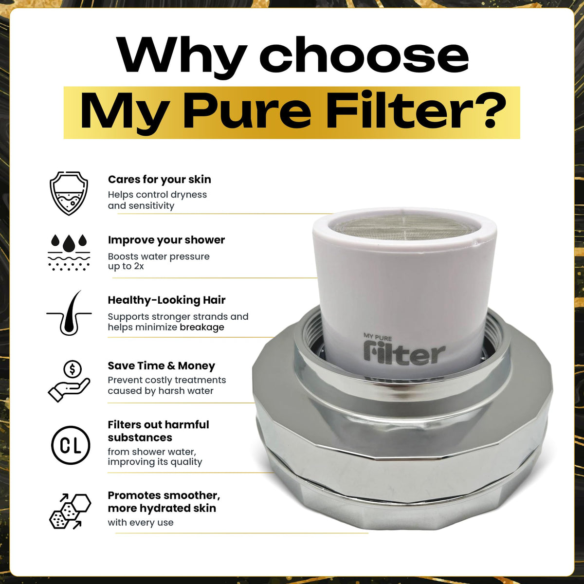 Shower With Internal Filter