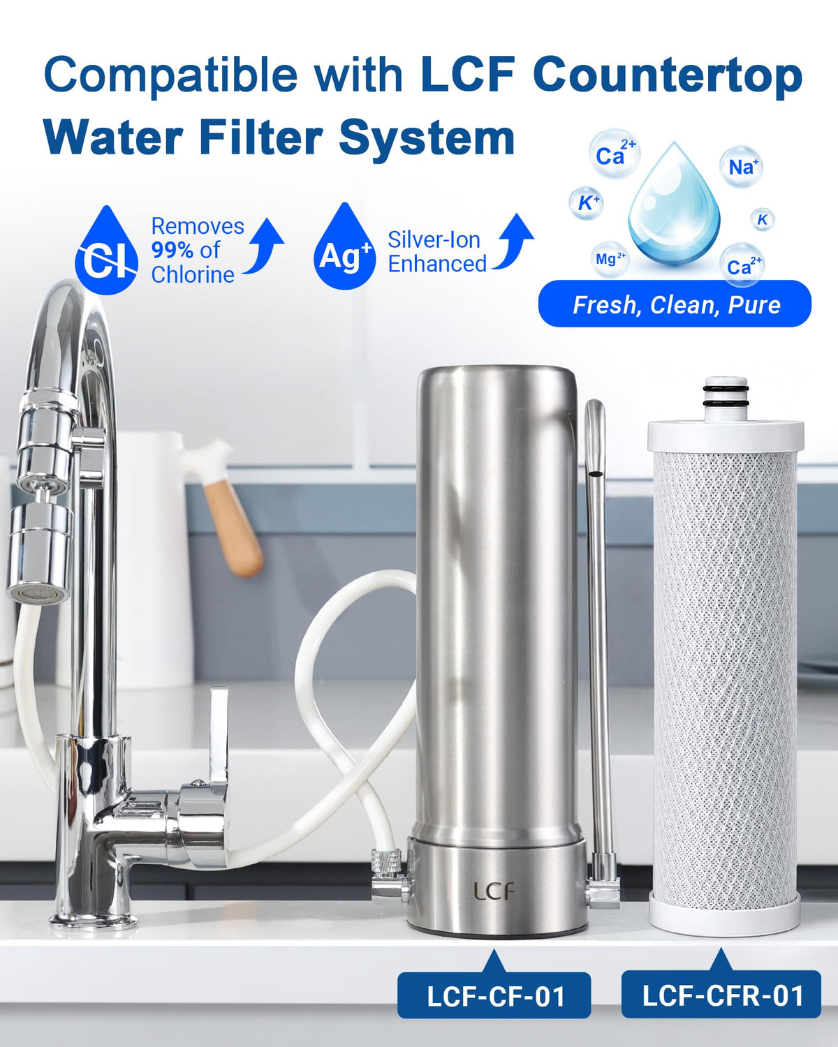 Upgraded] LCF Filter Replacement for Waterdrop WD (1 Filter)
