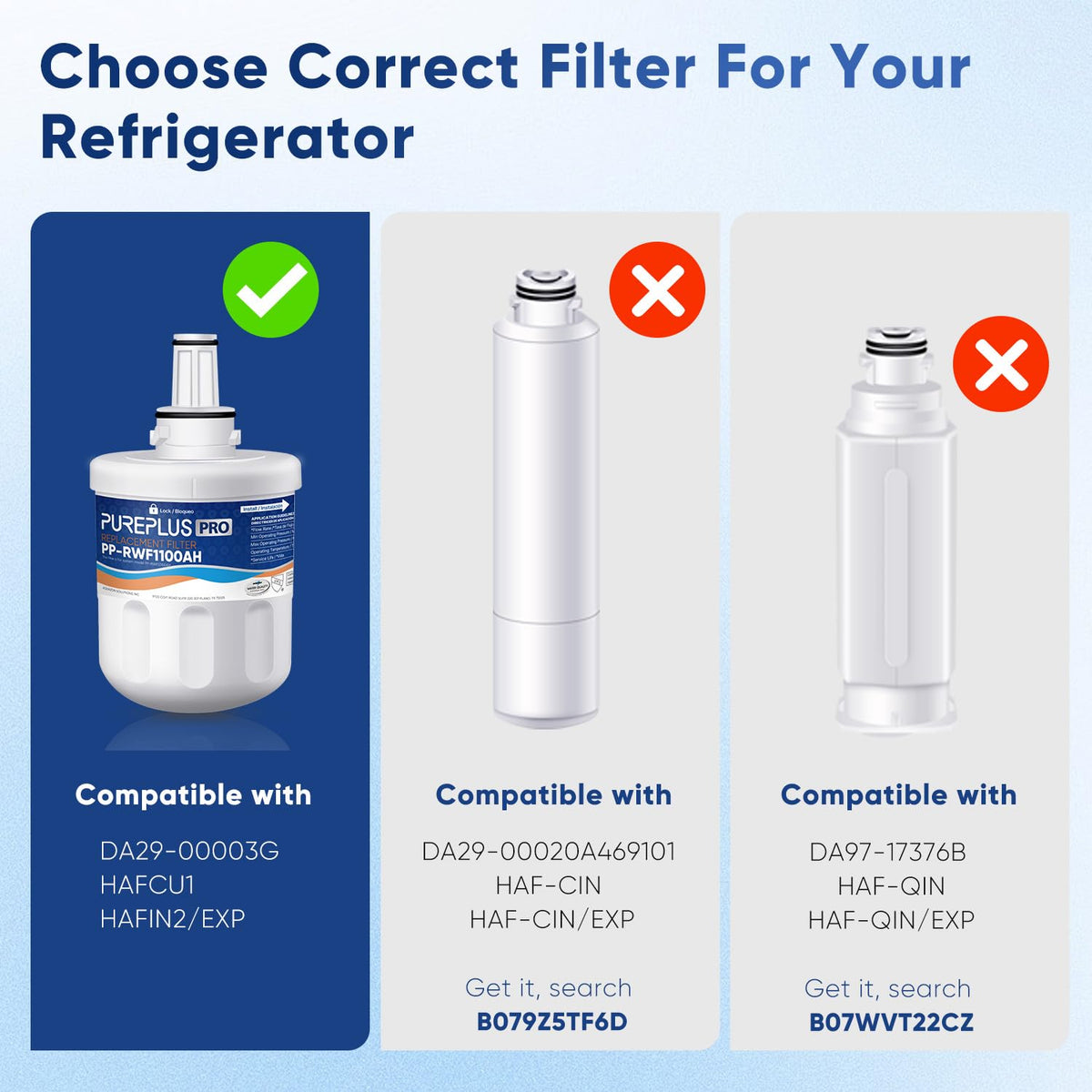 RWF1100AH Water Filter Replacement for Samsung DA29 (Heavy Metals Removal (PRO) / 3 Count (Pack of 1))