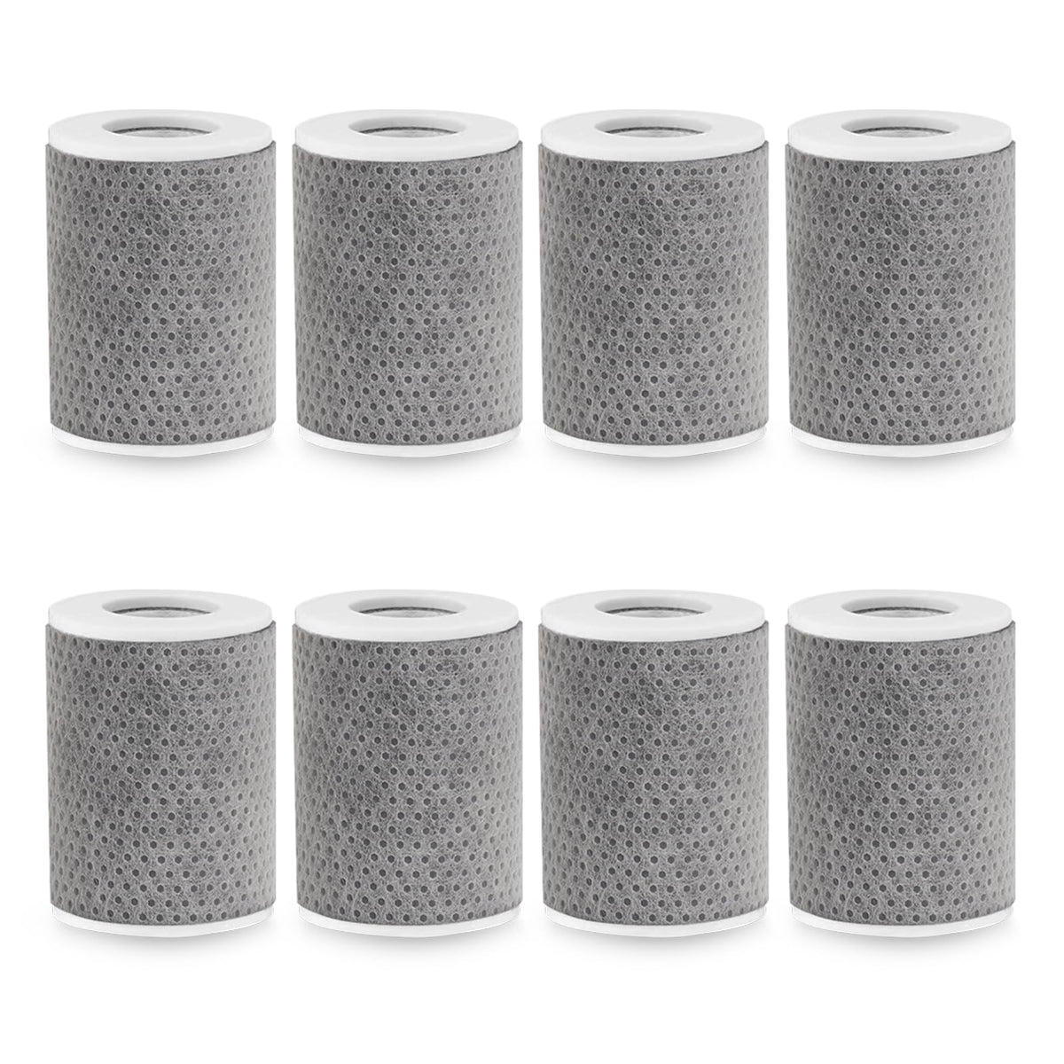 8 PCS Faucet Filter Cartridge Replacement for Kitchen & Bathroom Sink (8 Carbon Fiber Filters)