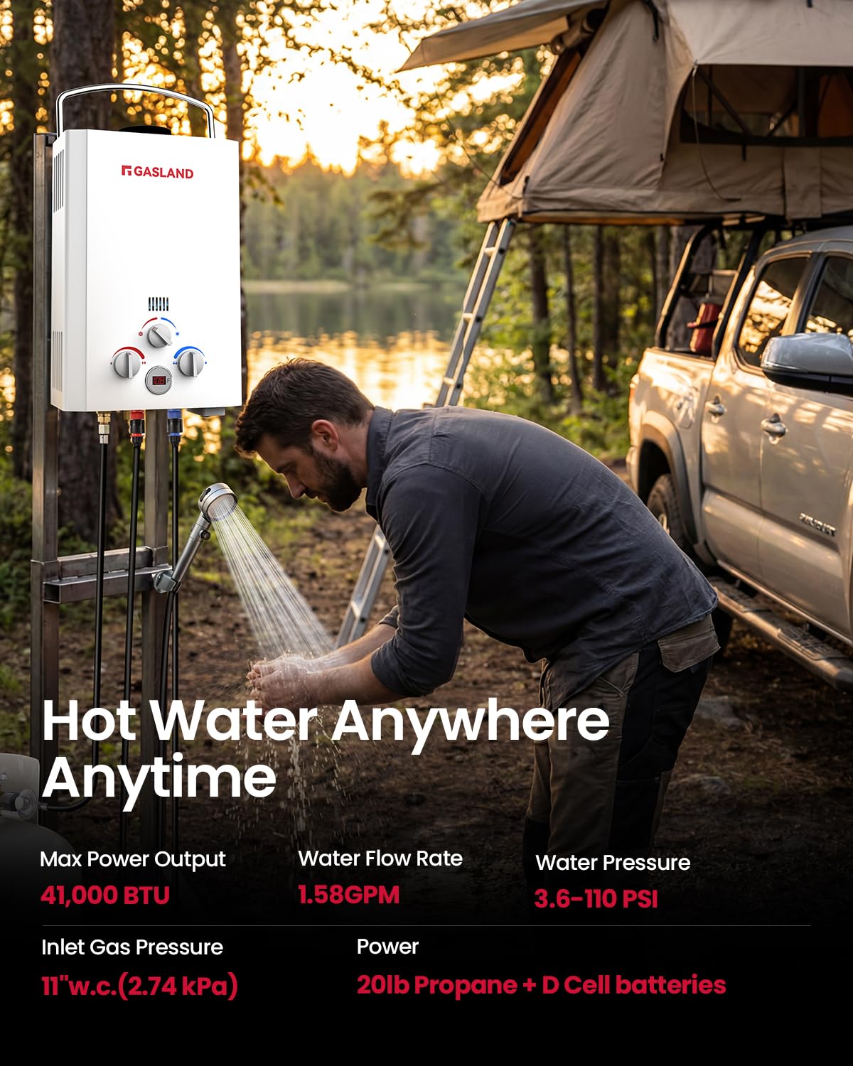 Tankless Water Heater Propane BE158