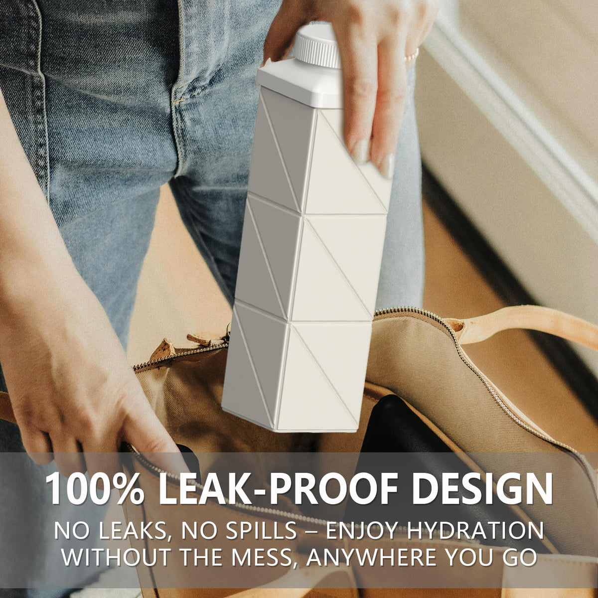 Collapsible Water Bottles (Type4 Gray)