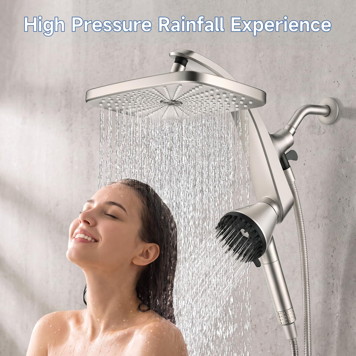 Shower Head with Handheld (Nickel)